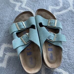 Birkenstock Arizona Mint Greenish Women’s Sandals Size 37